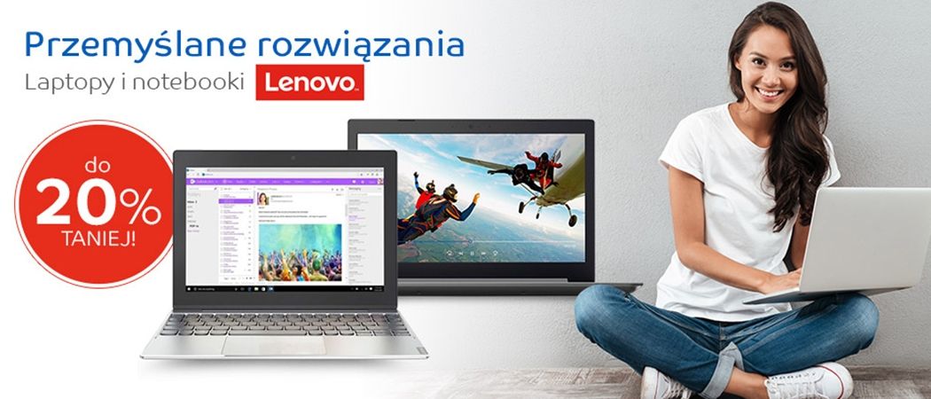 Promocja na laptopy eMAG - kup laptop Lenovo z rabatem do 20%!