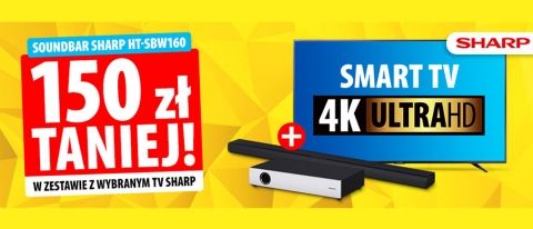 Promocja na telewizory SHARP w Media Expert