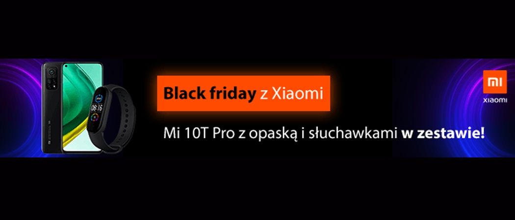 Promocja BLACK FRIDAY XIAOMI w RTV EURO AGD - kup wybrany smartfon i zyskaj słuchawki i opaskę gratis!