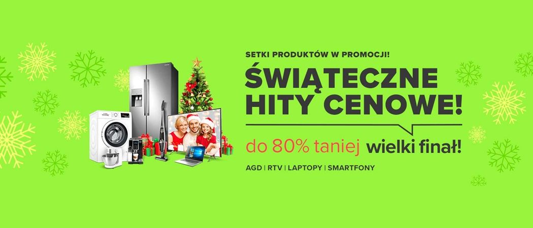 Promocja ŚWIĄTECZNE HITY CENOWE WIELKI FINAŁ w Neonet - kup wybrane RTV taniej z kodem rabatowym!