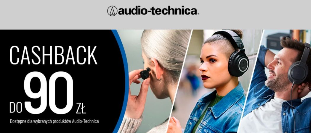 Promocja AUDIO-TECHNICA CASHBACK - kup promocyjne słuchawki i odbierz zwrot na konto!