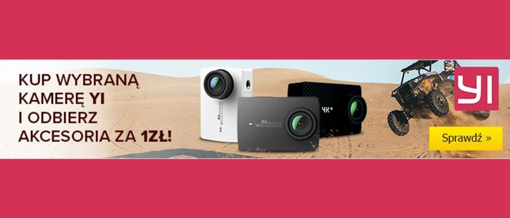 Promocja w sklepach AVANS - kup wybraną kamerę YI i odbierz akcesoria za 1 zł!