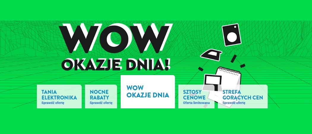 Promocja WOW! OKAZJE DNIA! w Ole Ole - kup jeszcze taniej promocyjne RTV!