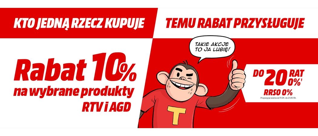 Promocja w Media Markt - kup wybrany sprzęt i zyskaj 10% dodatkowej zniżki!