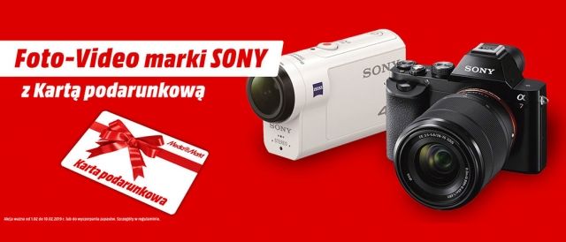 Promocja na sprzęt foto i video Sony w Media Markt!
