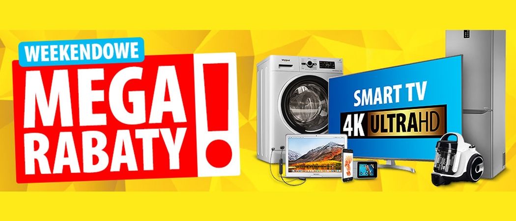 Promocja "Weekendowe MEGA RABATY!" w Media Expert - kup wybrany sprzęt z dodatkowym rabatem!
