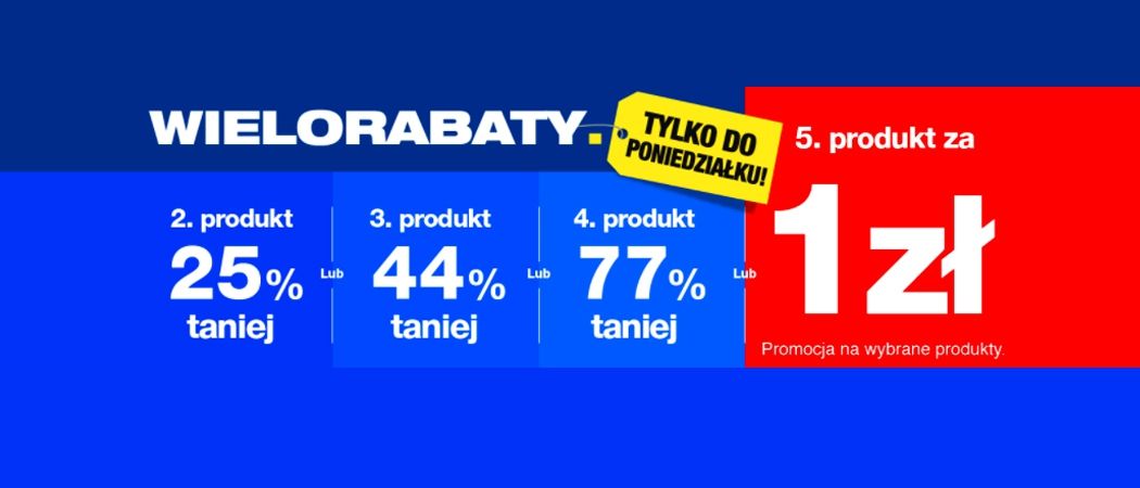Promocja WIELORABATY w RTV EURO AGD - kup promocyjne RTV i zyskaj rabat na jeden ze sprzęt&oacute;w!