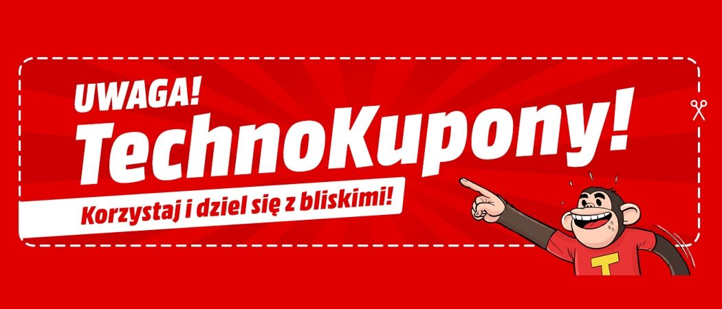 Promocja UWAGA! TECHNOKUPONY w Media Markt - kup jeszcze taniej promocyjne RTV!