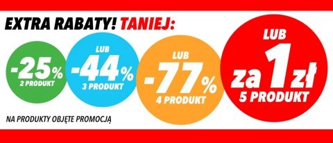 Promocja EXTRA RABATY w Media Expert