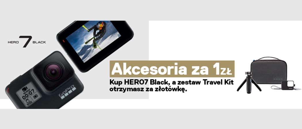 Kup promocyjną kamerę GoPro i odbierz zestaw akcesori&oacute;w za 1 zł w promocji RTV EURO AGD!