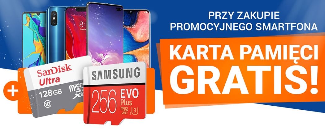 Promocja w Avans - kup wybrany smartfon i odbierz kartę pamięci w prezencie!