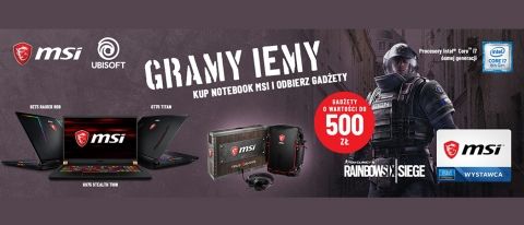 Promocja na laptopy MSI w RTV EURO AGD