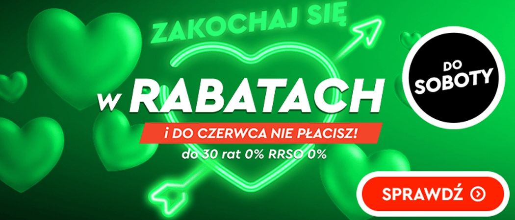 Promocja ZAKOCHAJ SIĘ W RABATACH w Ole Ole - kup jeszcze taniej promocyjne RTV!