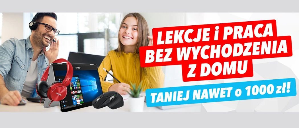 Promocja LEKCJE I PRACA Z DOMU w Media Expert - kup taniej laptop, tablet, smartfon i wiele innych!