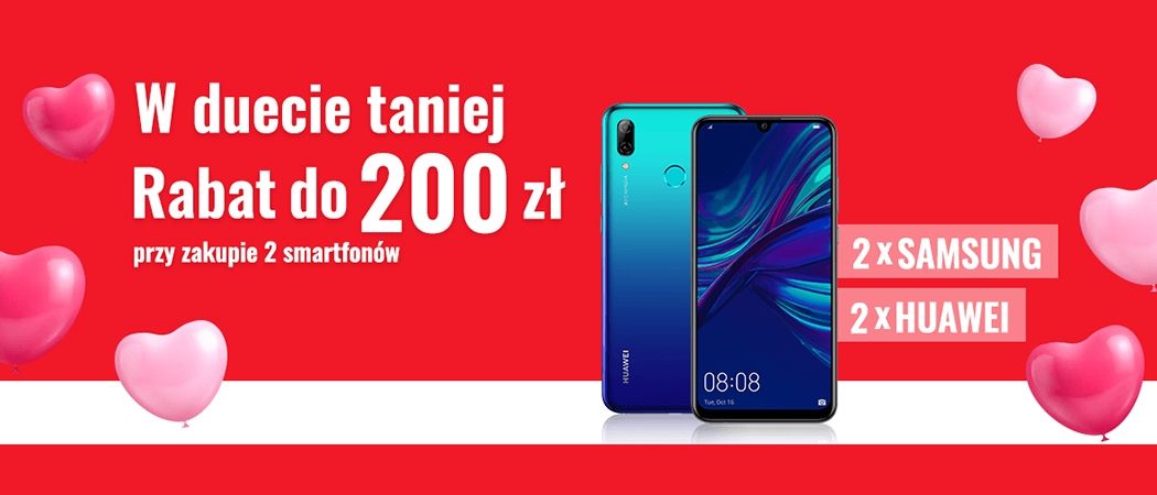 Promocja walentynkowa "W duecie taniej" w Neo24 - kup dwa smartfony z rabatem do 200 zł!