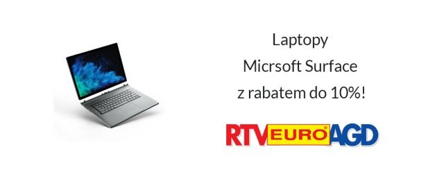 Promocja na laptopy Microsoft Surface w Media Expert