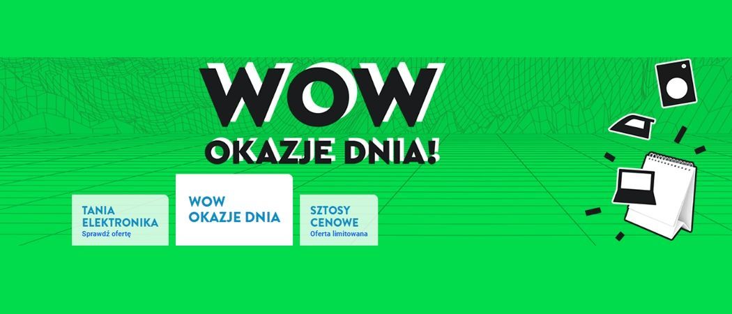 Promocja WOW! OKAZJE DNIA! w Ole Ole - kup jeszcze taniej promocyjne RTV!