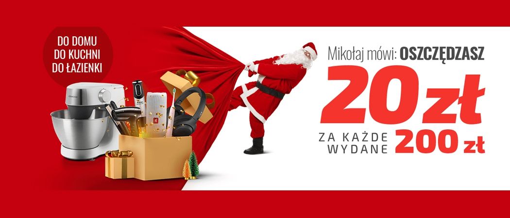 Promocja MIKOŁAJ M&Oacute;WI OSZCZĘDZASZ w Neo24 - kup taniej wybrane słuchawki, głośnik moiblny i wiele innych!