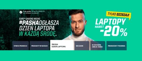 Promocja ŚRODA DZIEŃ LAPTOPA w RTV EURO AGD