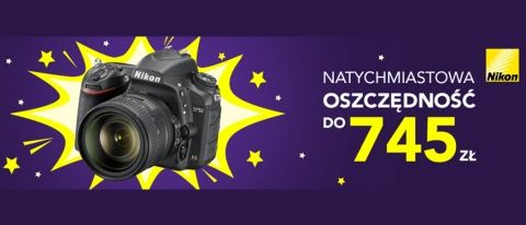 Promocja na aparaty i obiektywy NIKON w RTV EURO AGD
