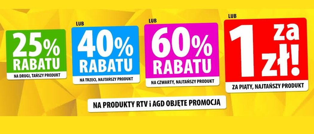 Kup promocyjne sprzęty, a najtańszy produkt kupisz nawet za 1 zł w promocji Media Expert!