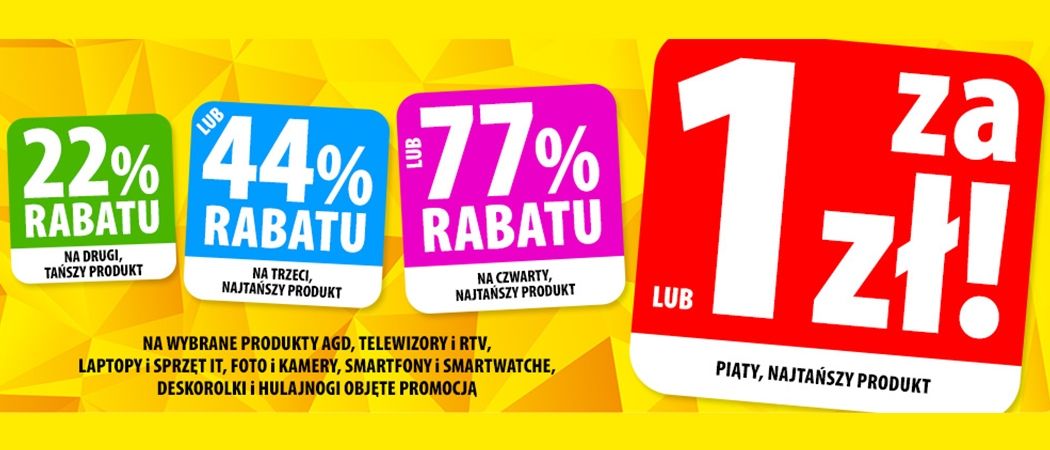 Promocja "Więcej kupujesz - więcej zyskujesz" w Media Expert - kup wybrane sprzęty i odbierz dodatkowy rabat!