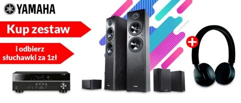 Promocja na kino domowe YAMAHA w Media Expert