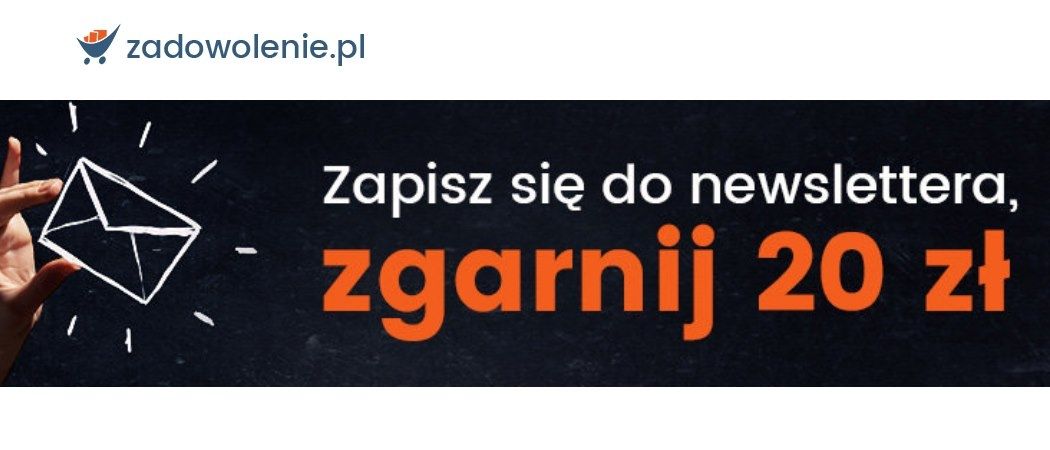 Kupon rabatowy na pierwsze zakupy w Zadowolenie!