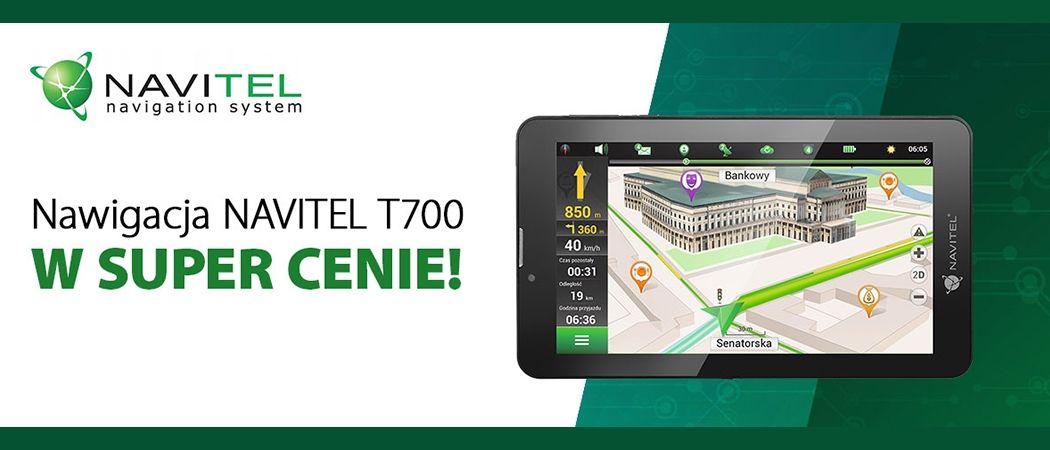 Promocja na nawigacje w Media Expert - kup nawigację NAVITEL T700 z dodatkowym rabatem!