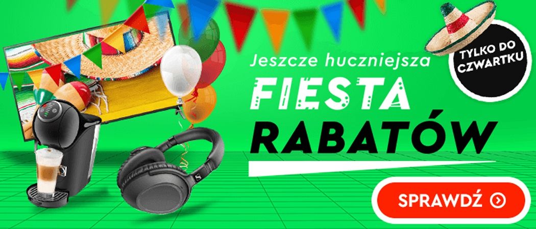 Promocja FIESTA RABAT&Oacute;W w Ole Ole - kup jeszcze taniej wybrane RTV!