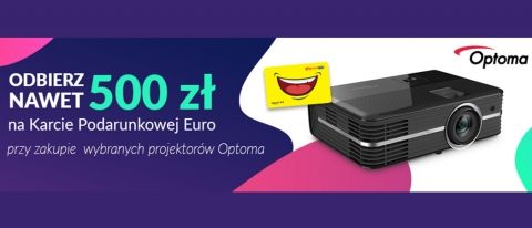 Promocja na projektory OPTOMA w RTV EURO AGD
