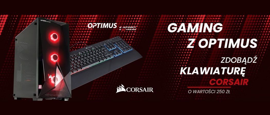 Promocja OPTIMUS - kup wybrany komputer i odbierz klawiaturę w prezencie!