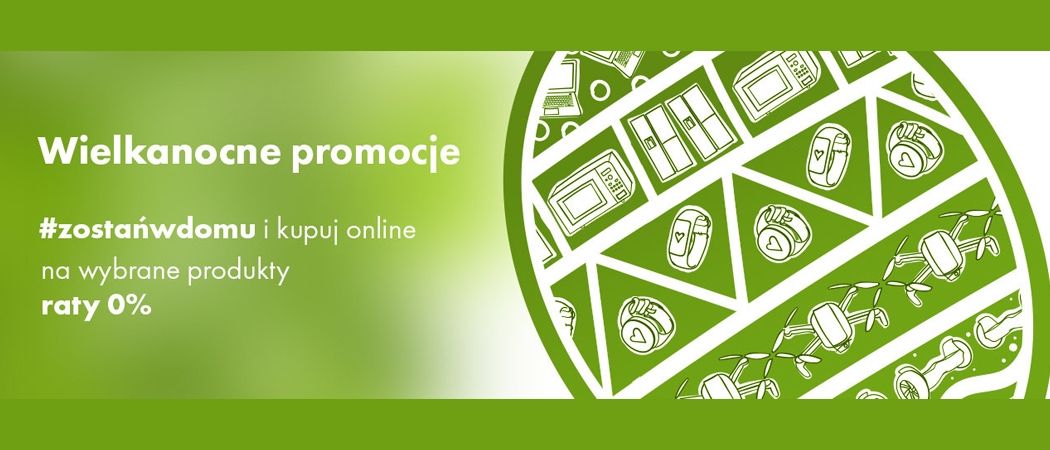 Promocja wielkanocna w Vobis - kup taniej wybrane RTV na darmowe raty!