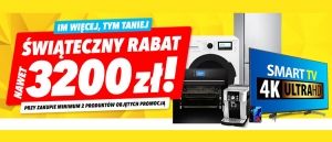 Promocja "Im więcej tym taniej - Świąteczny Rabat" w Media Expert 