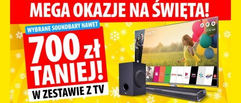 Promocja na soundbary LG w Media Expert