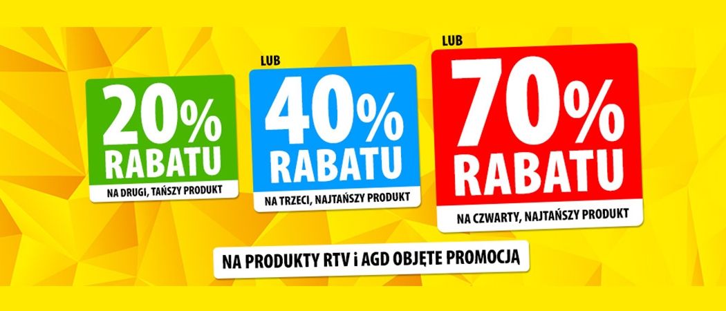 Kup wybrane sprzęty i odbierz do 70% rabatu na jeden z nich w promocji Media Expert!