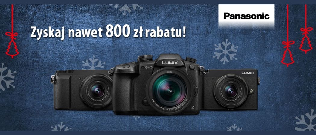 Kup promocyjny aparat PANASONIC i zyskaj nawet do 800 zł rabatu w sklepach Media Expert!