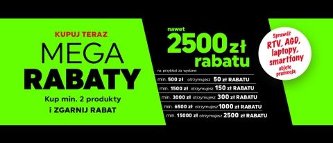 Promocja "Mega rabaty" w NEONET
