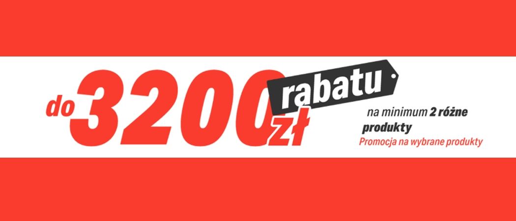Promocja w RTV EURO AGD - kup promocyjne sprzęty i odbierz nawet do 3200 zł rabatu!