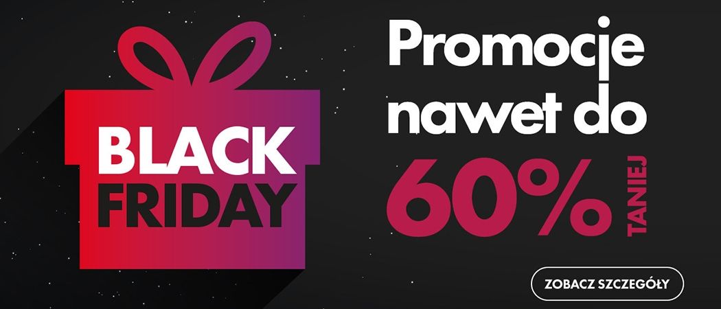 Nawet do 60% taniej na sprzęt RTV w promocji "Black friday" w sklepach Vobis!