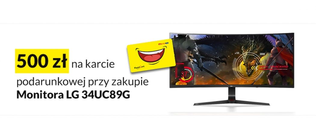 Promocja na monitory w RTV EURO AGD - kup mnitor LG i odbierz 500 zł w prezencie!