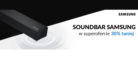 Promocja na soundbar SAMSUNG w RTV EURO AGD
