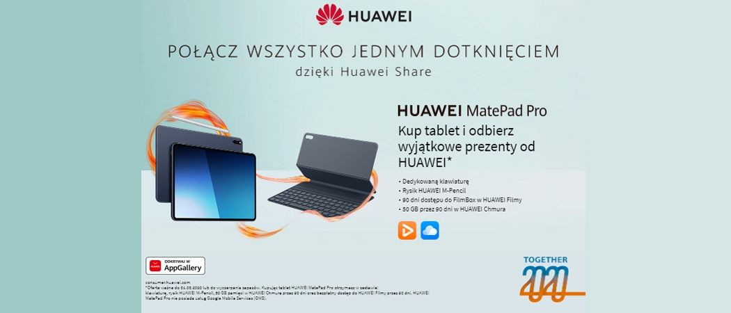 Promocja HUAWEI w Media Expert - kup promocyjny tablet i odbierz wyjątkowe prezenty!