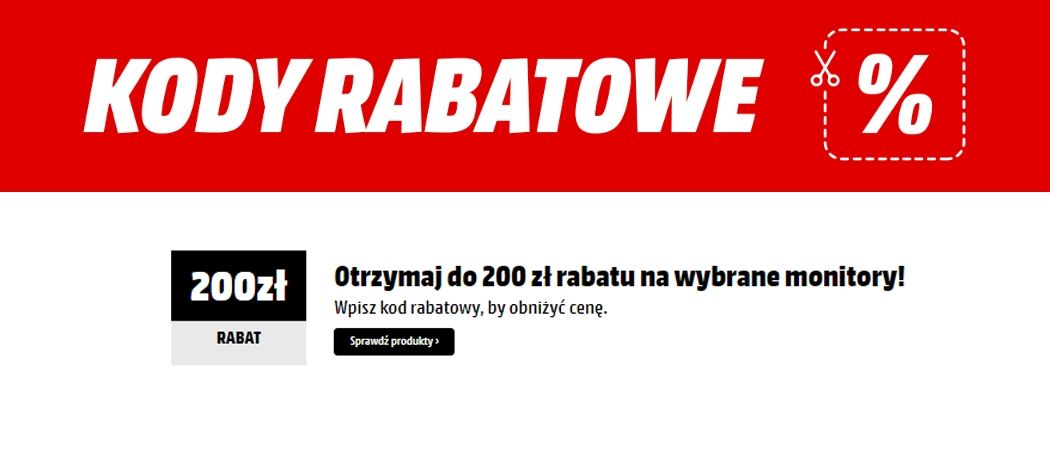 Promocja w Media Markt - kup wybrany monitor i zyskaj nawet do 200 zł dodatkowego rabatu!