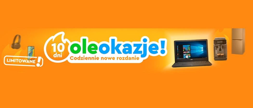 Kup wybrany sprzęt z dodatkową zniżką w promocji "Ole Okazje!" w Ole Ole!