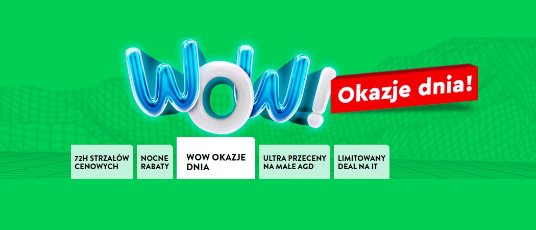 Promocja Wow! Okazje Dnia w Ole Ole - kup jeszcze taniej smartfon, konsolę i inne RTV!