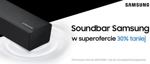 Rabat na soundbar Samsung w NEONET