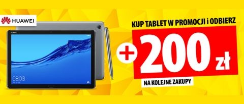 Promocja na tablet HUAWEI w Media Expert