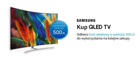Promocja na telewizory SAMSUNG QLED