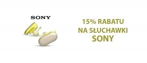 Promocja na słuchawki SONY w Media Markt